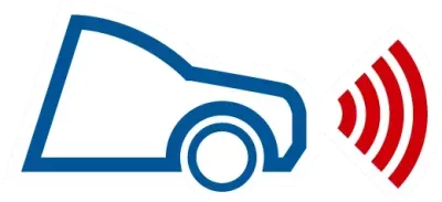 A logo of the ADAS calibration of a car