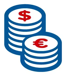 stack of coins logo