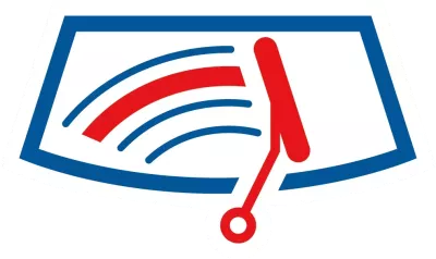 Icon of a wiper wipping a windshield